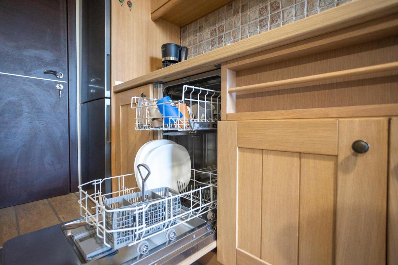 Twinstars Apartment With Courtyard And View Kalyves Polygyrou Екстериор снимка